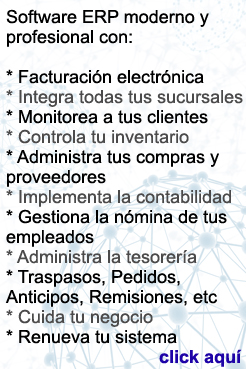 ERP con facturación electrónica